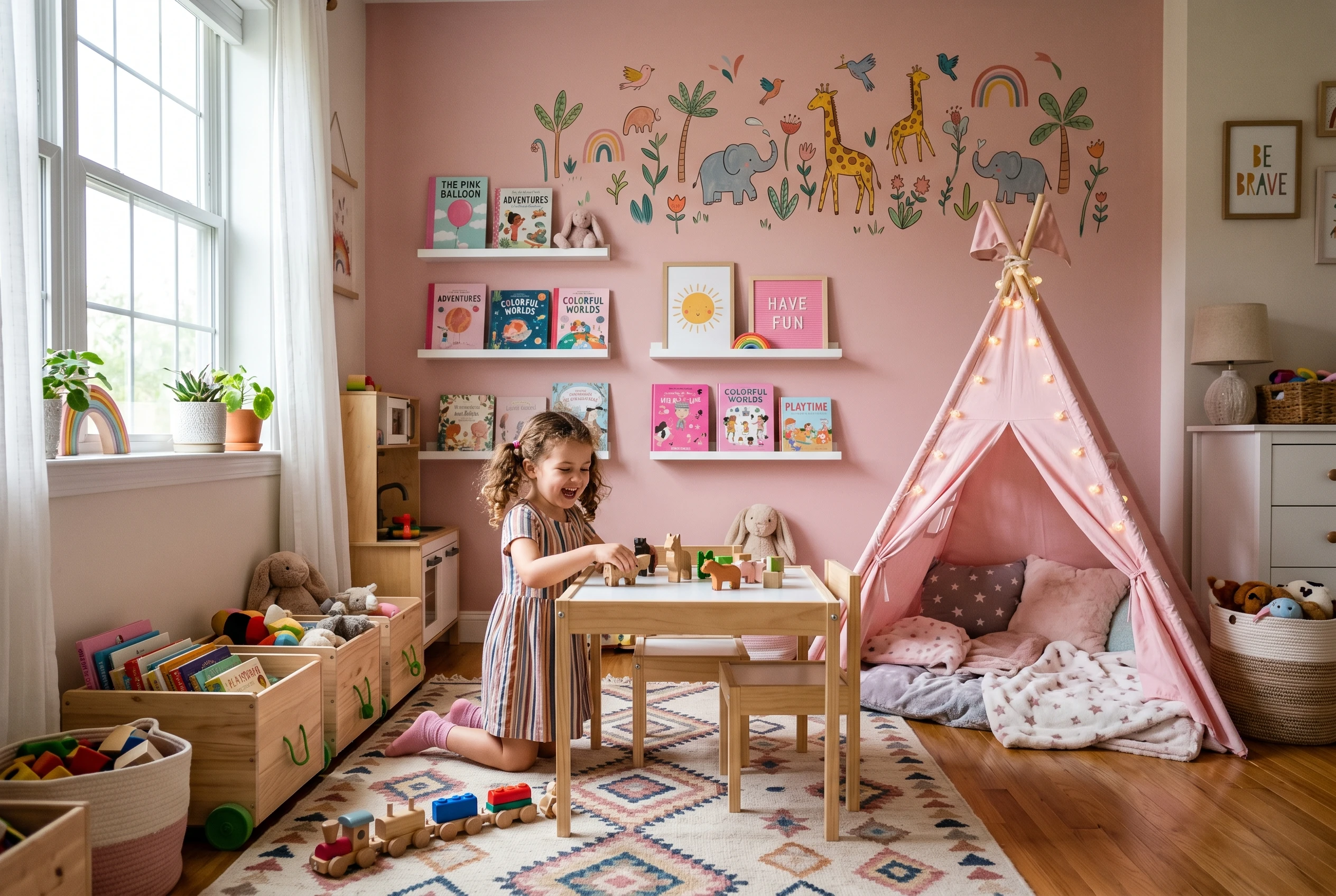 Pink In Kids’ Rooms: Creating A Playful Atmosphere