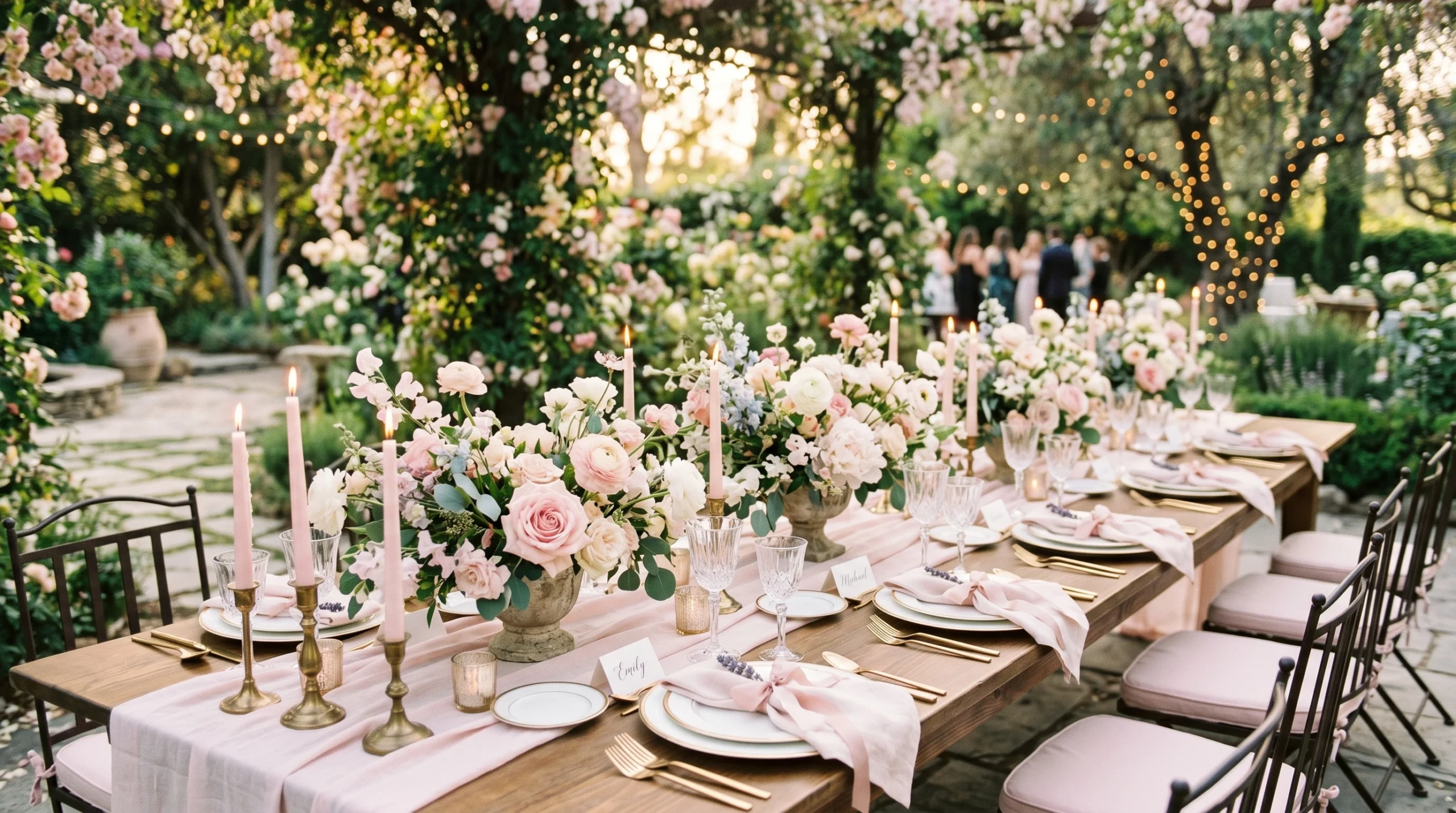 Pale Pink Wedding Color Palette Inspiration Organic